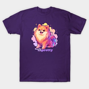 Needy but pretty pomeranian dog T-Shirt